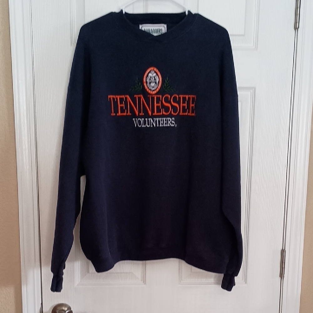 Vintage University Tennessee Embroidered Sweatshirt b580